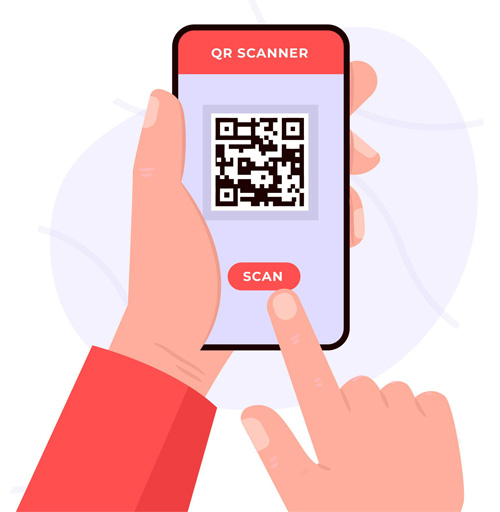 Sample Google review QR code