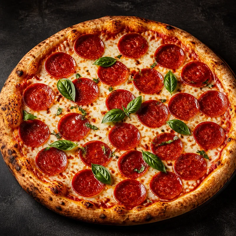 Pizza product photo