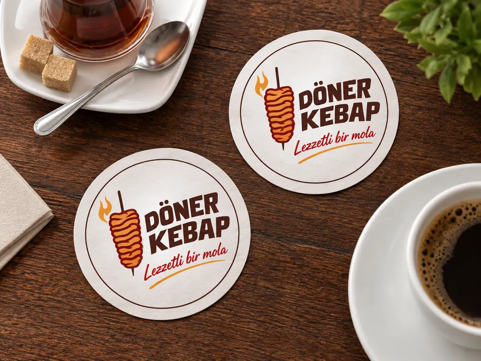 Paper cup coaster