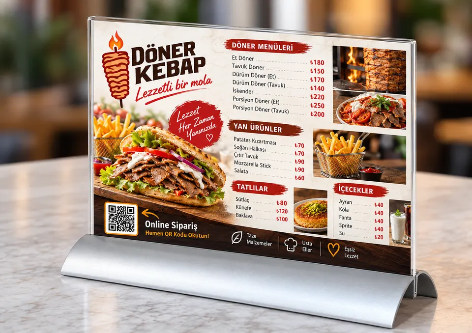 Desktop plexiglass insert