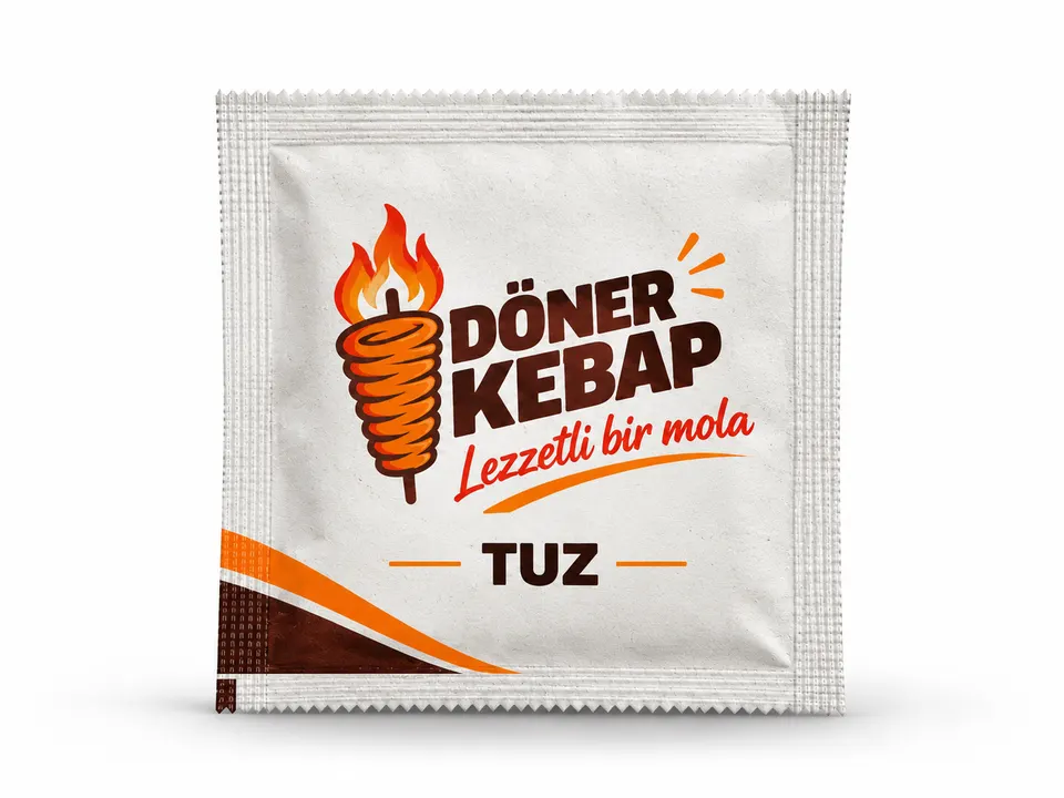 Printed salt sachet