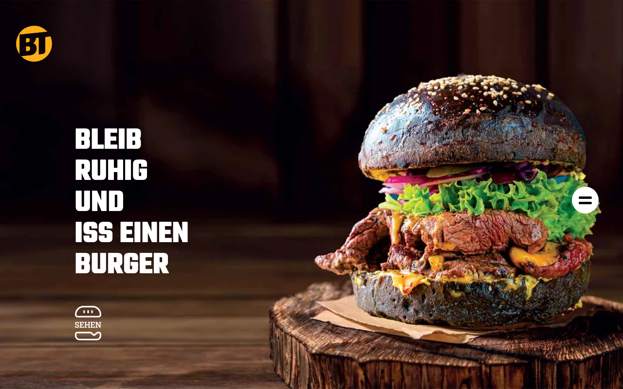 Burger Turm restoran web sitesi